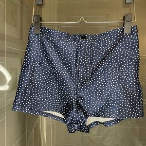 American Apparel polka dot disco shorts